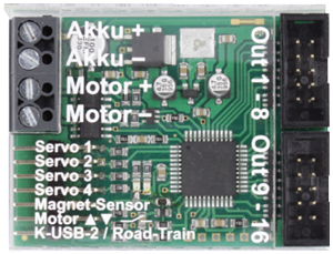 Bluetooth-Lichtmodul LM-BT-16-4 für Anhänger und Auflieger