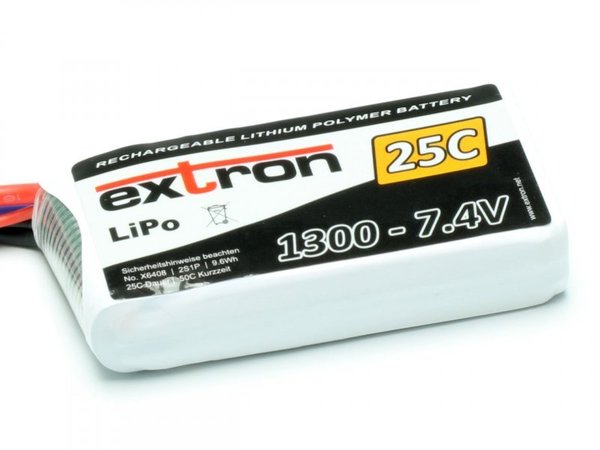 LiPo Akku Extron X2 1300 - 7,4V