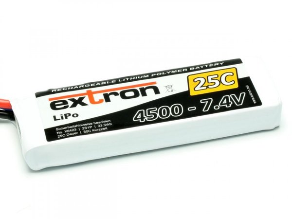 LiPo Akku Extron X2 4500 - 7,4V