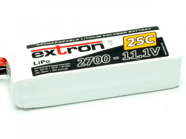 LiPo Akku Extron X2 2700 - 11,1V