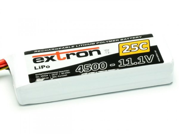 LiPo Akku Extron X2 4500 - 11,1V