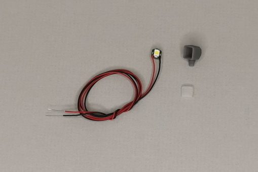 Scheinwerferbausatz mit SMD LEDs 7x7mm [5...8,4V] kaltweiß